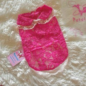 Pink Lace Dog Dress by Pet Circle Size Small